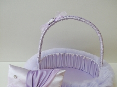 Възглавничка за халки в лилаво